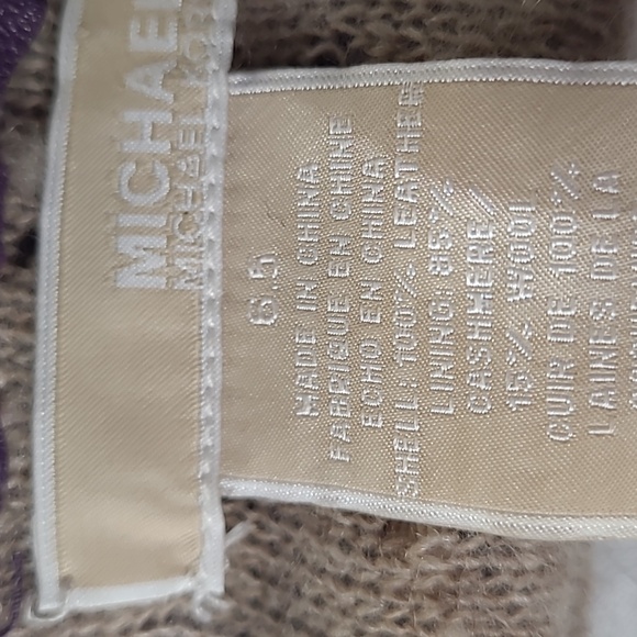 Lthr Gloves - cashmere/wool lining - Picture 9 of 9